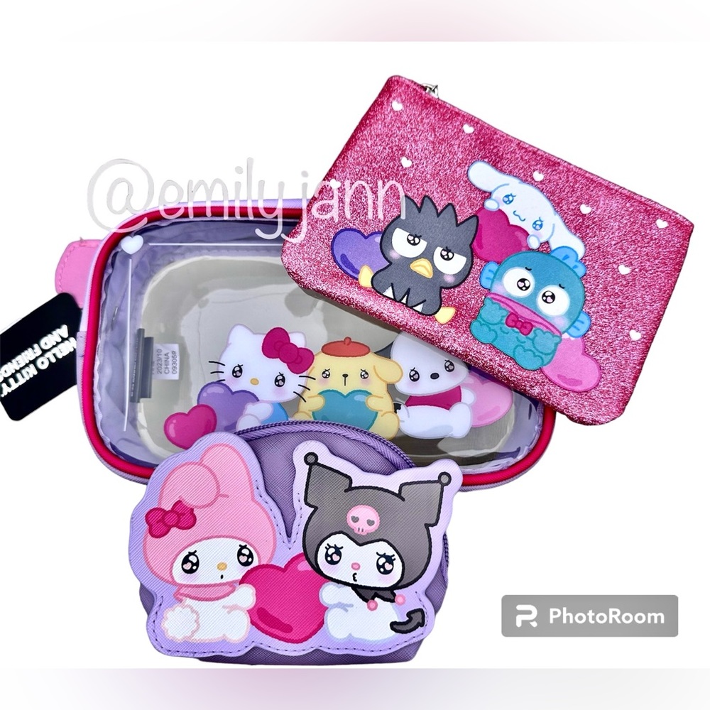 Hello Kitty🎀and Friends Cosmetic Bag Set